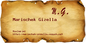 Marischek Gizella névjegykártya